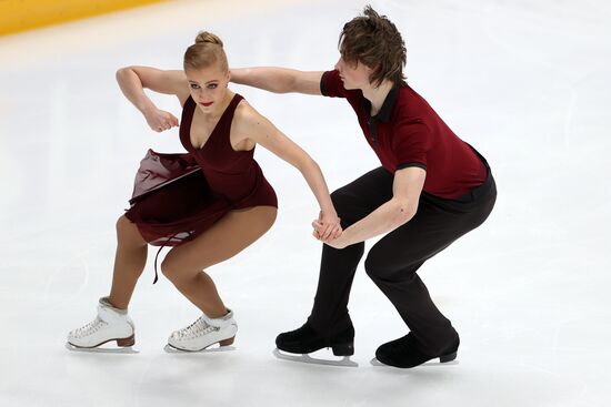 Фигурное катание. Финал КР. Танцы на льду. Ритмический танец