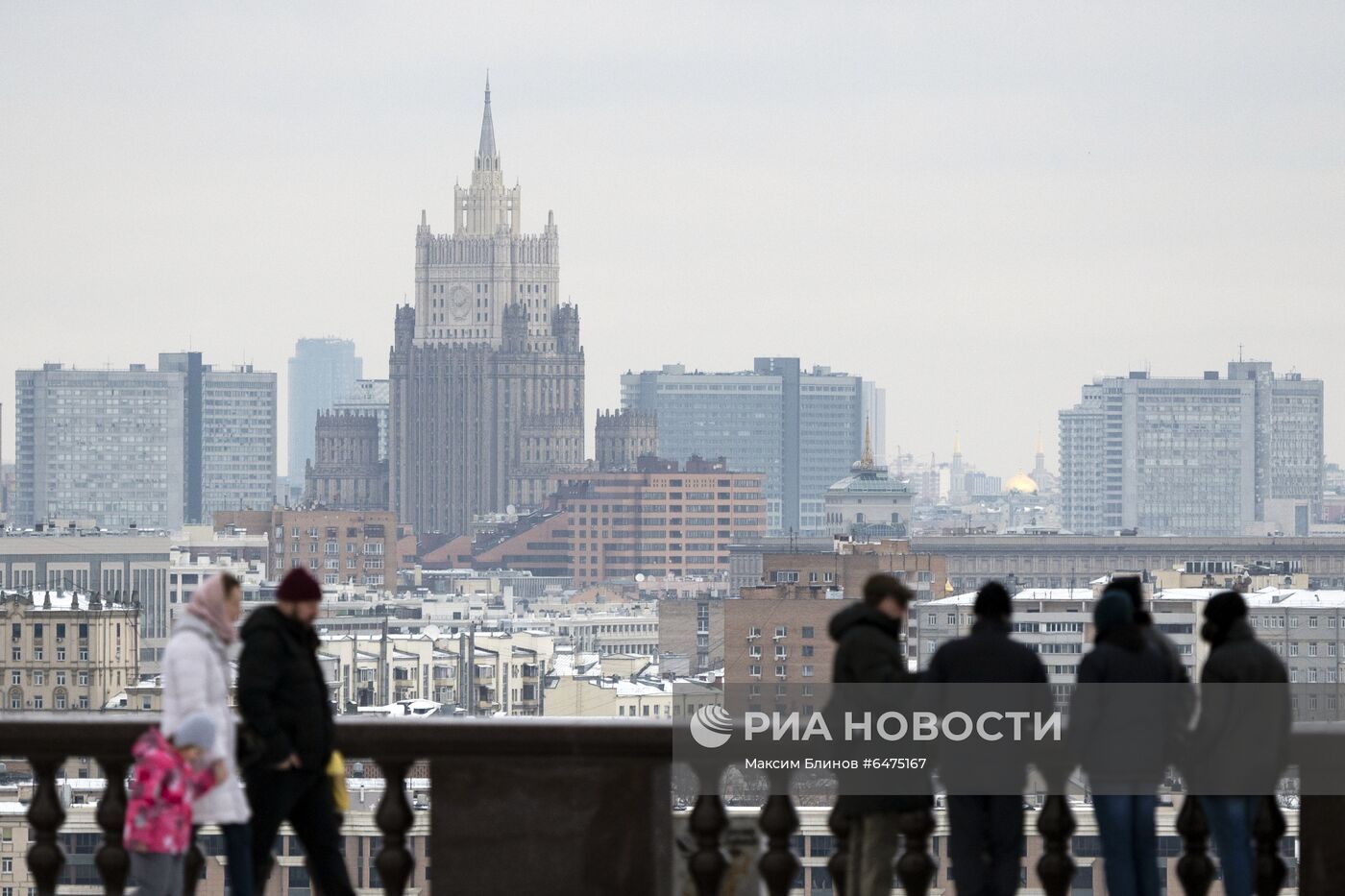 Зимний день в Москве