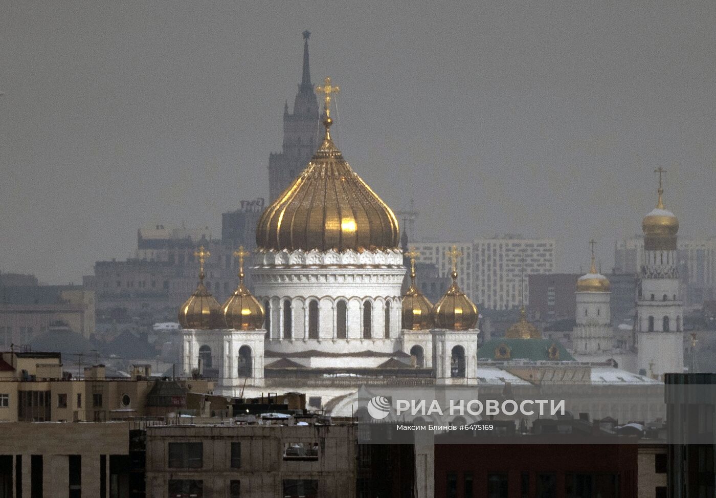 Зимний день в Москве
