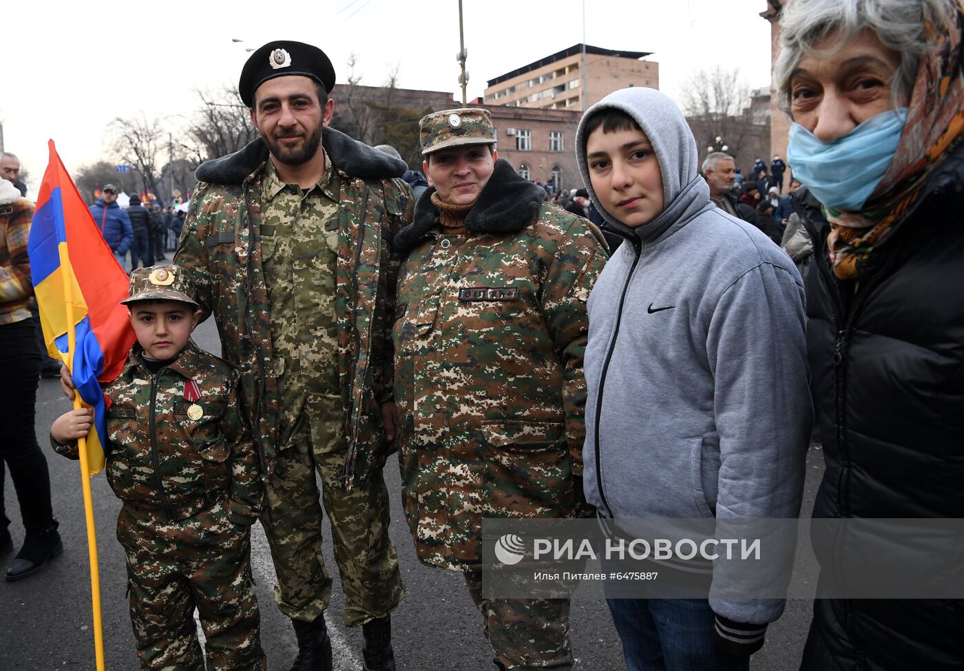 Акция протеста оппозиции в Ереване