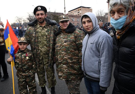Акция протеста оппозиции в Ереване