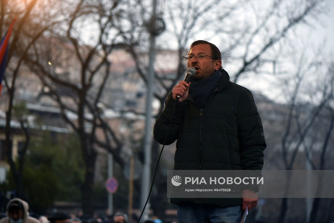 Акция протеста оппозиции в Ереване