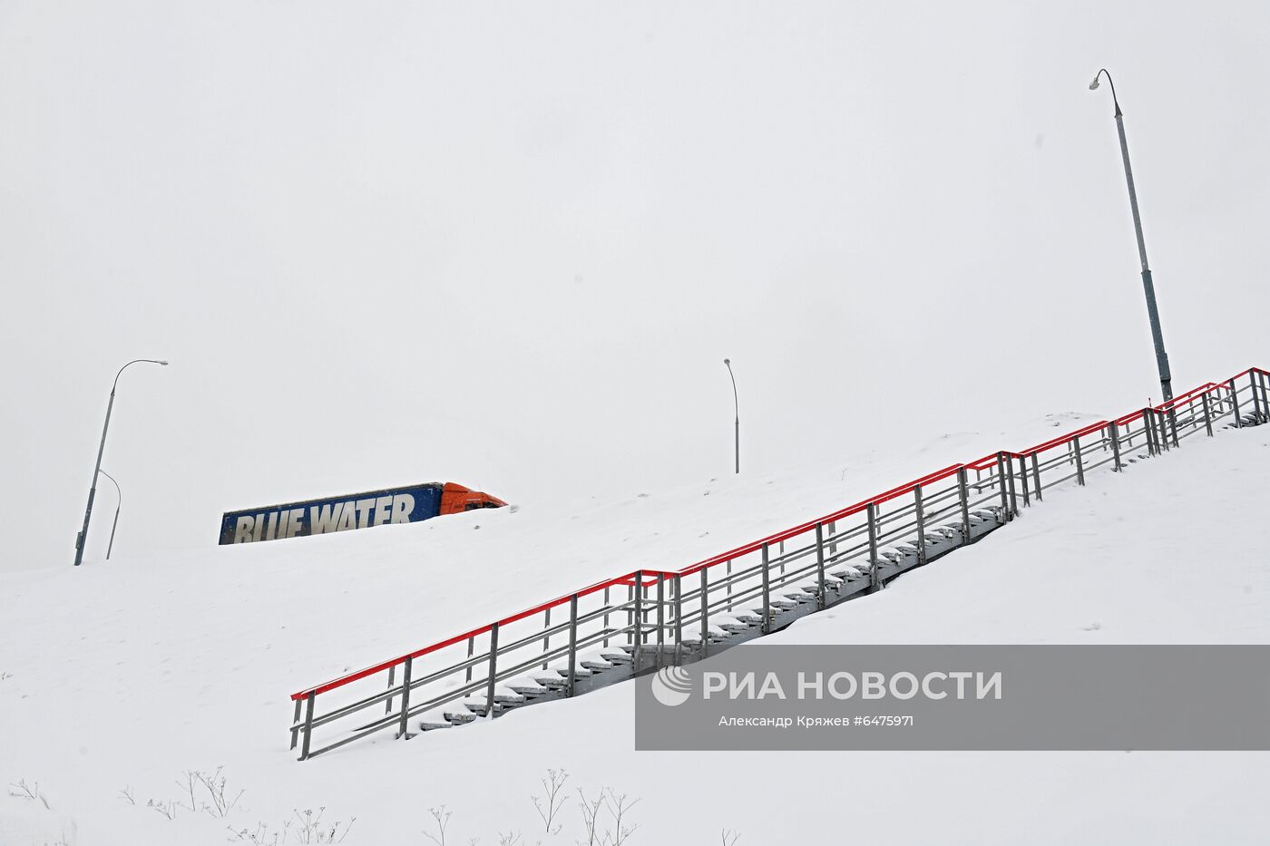 Снегопад в Новосибирске