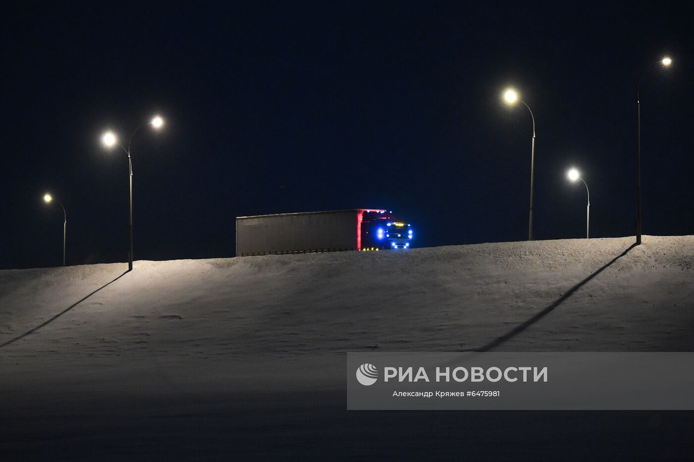 Снегопад в Новосибирске