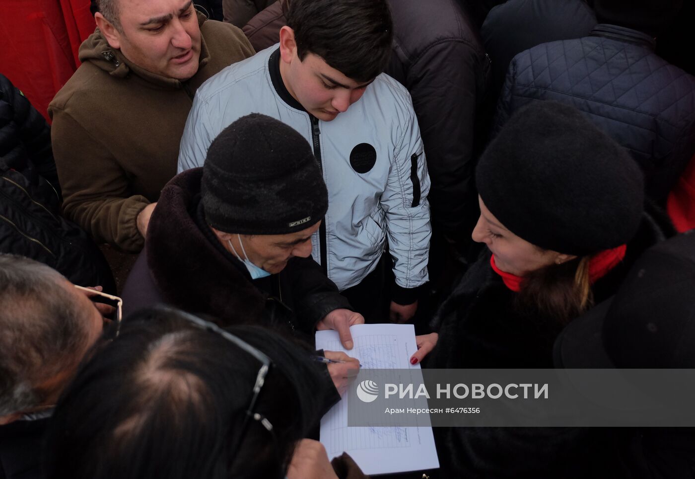 Акция протеста оппозиции в Ереване