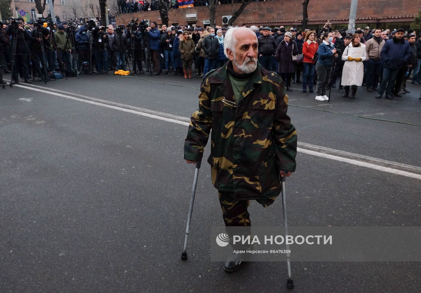 Акция протеста оппозиции в Ереване