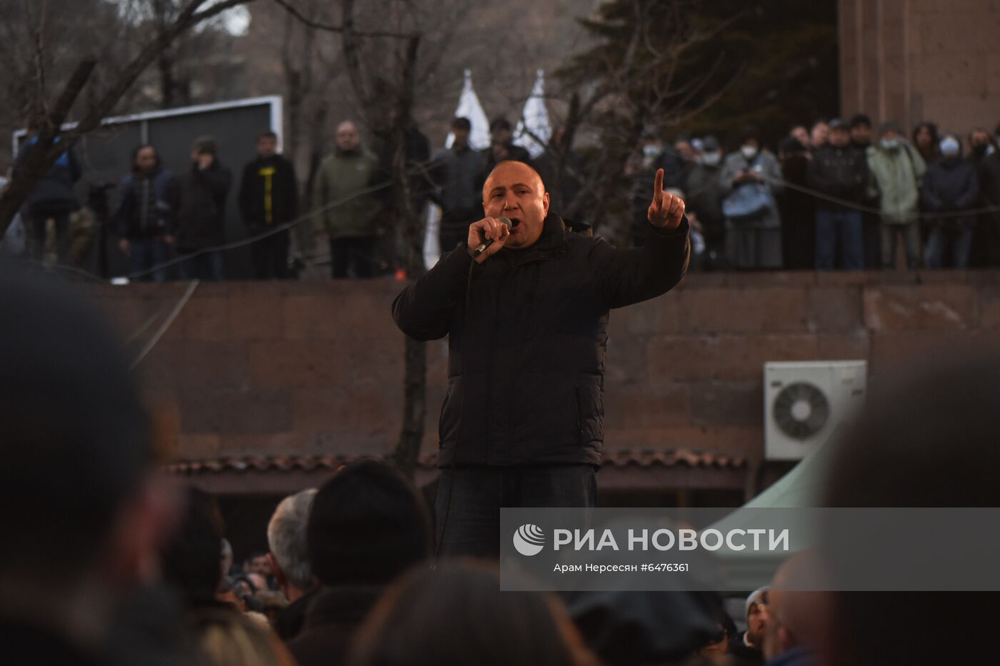 Акция протеста оппозиции в Ереване