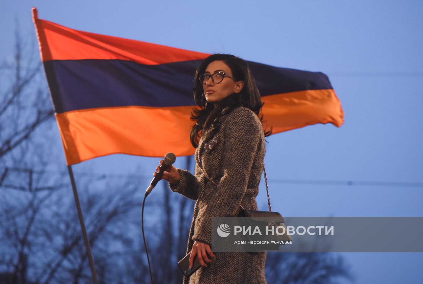 Акция протеста оппозиции в Ереване