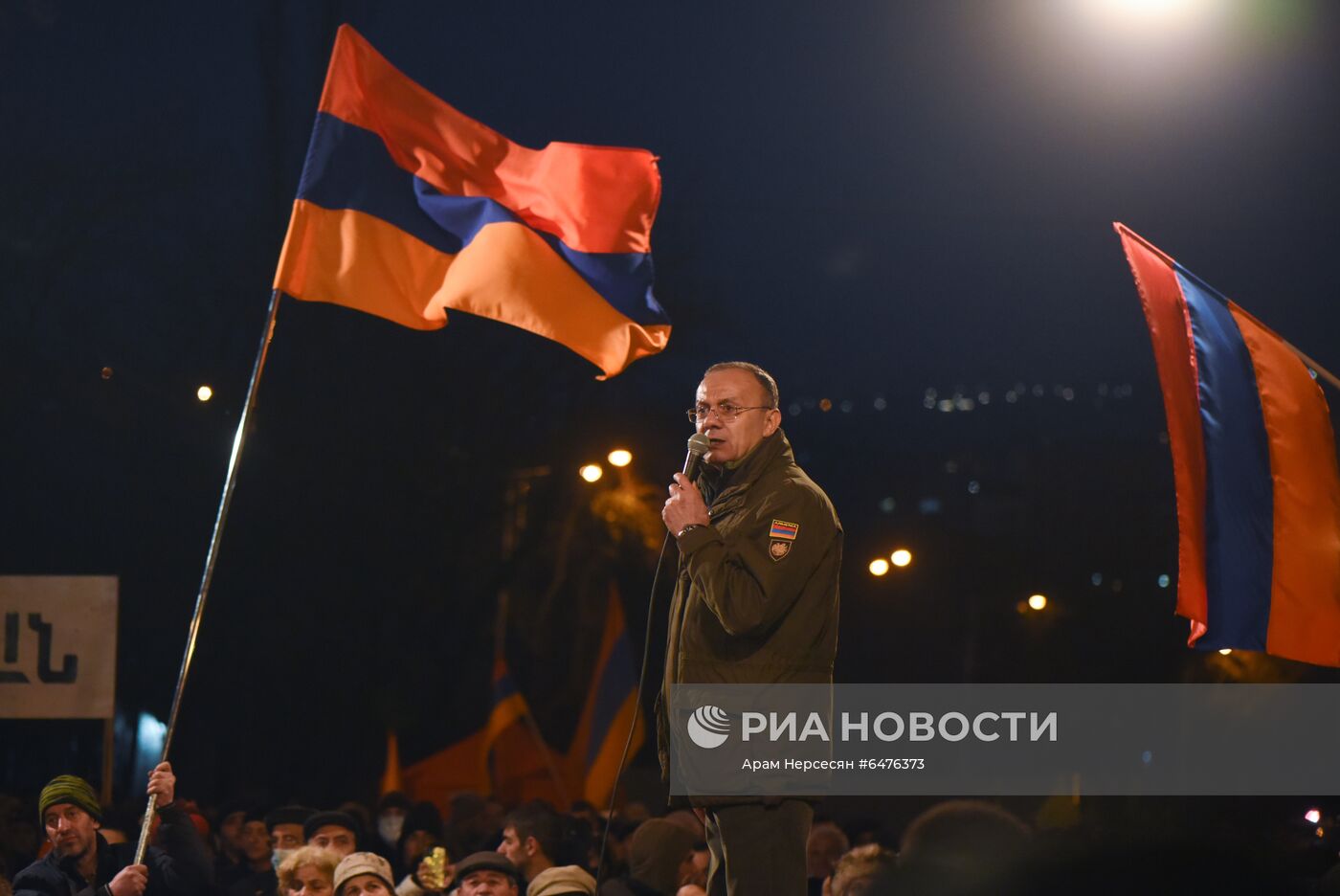 Акция протеста оппозиции в Ереване