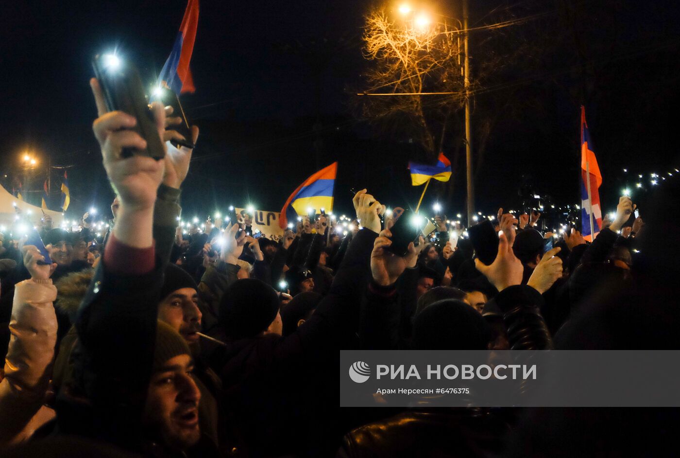 Акция протеста оппозиции в Ереване