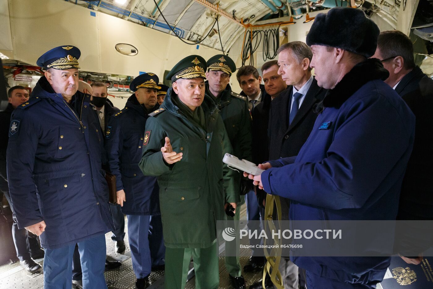 Рабочая поездка министра обороны РФ С. Шойгу в войска ЦВО