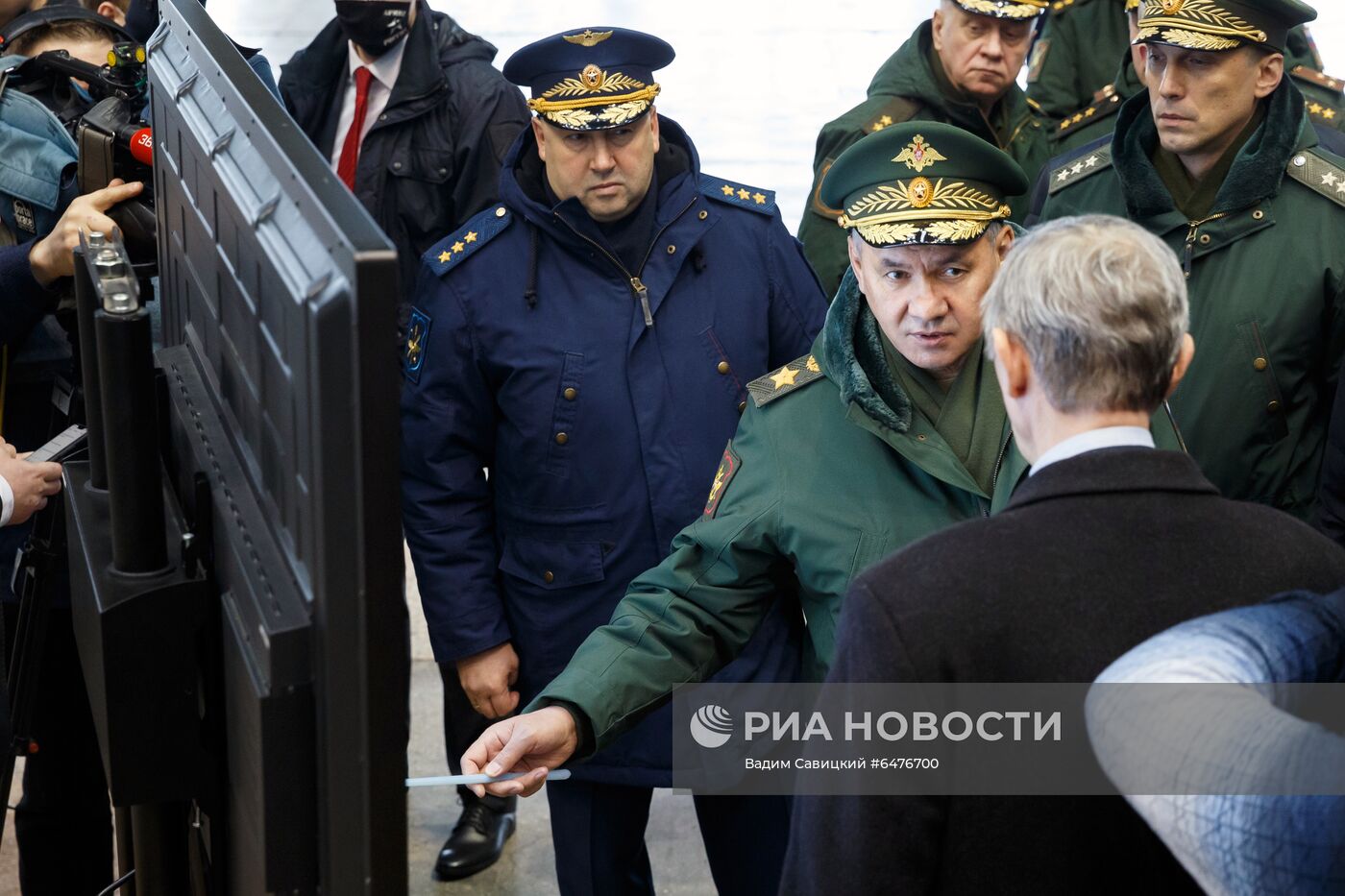 Рабочая поездка министра обороны РФ С. Шойгу в войска ЦВО