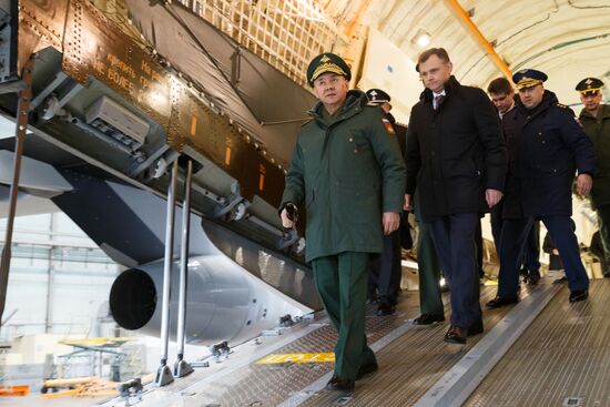 Рабочая поездка министра обороны РФ С. Шойгу в войска ЦВО