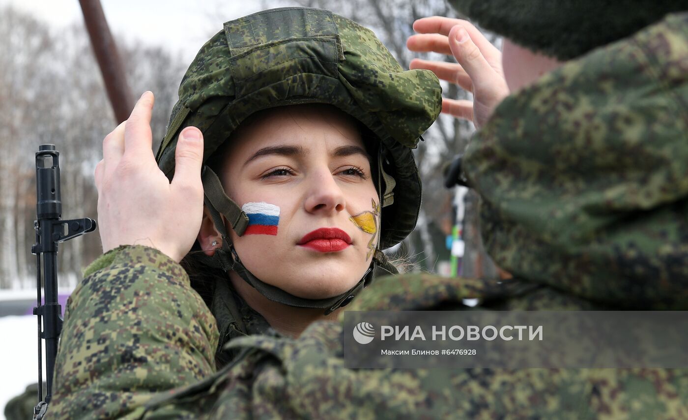 Конкурс "Макияж под камуфляж" в ракетных войсках 