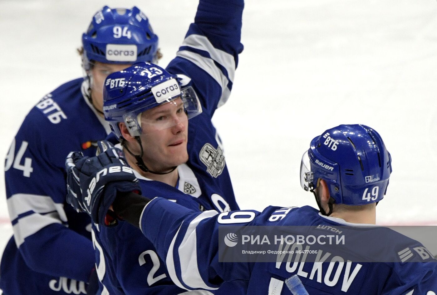 Хоккей. КХЛ. Матч "Динамо" (Москва) - "Северсталь"