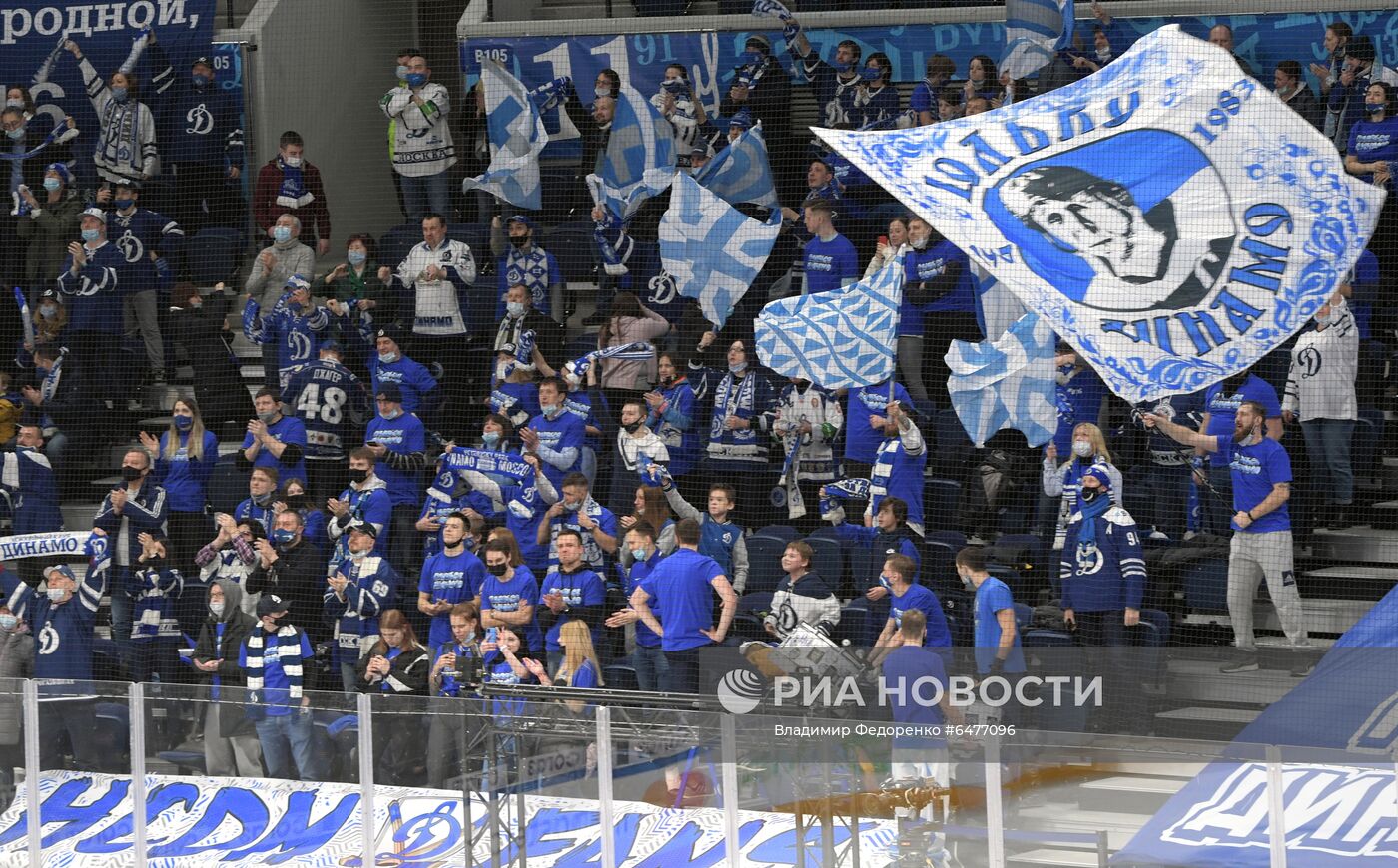 Хоккей. КХЛ. Матч "Динамо" (Москва) - "Северсталь"