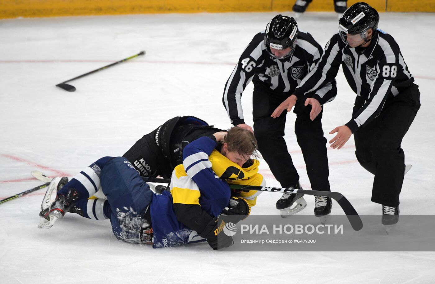 Хоккей. КХЛ. Матч "Динамо" (Москва) - "Северсталь"