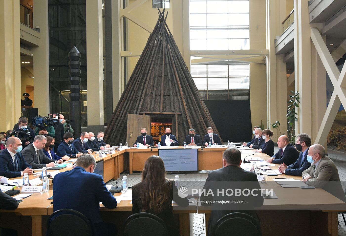 Рабочая поездка премьер-министра РФ М. Мишустина в Cибирский федеральный округ. День второй