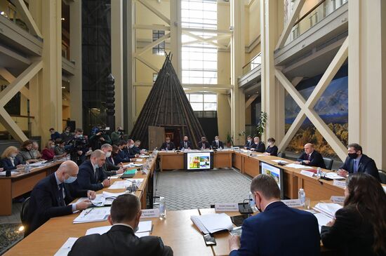 Рабочая поездка премьер-министра РФ М. Мишустина в Cибирский федеральный округ. День второй