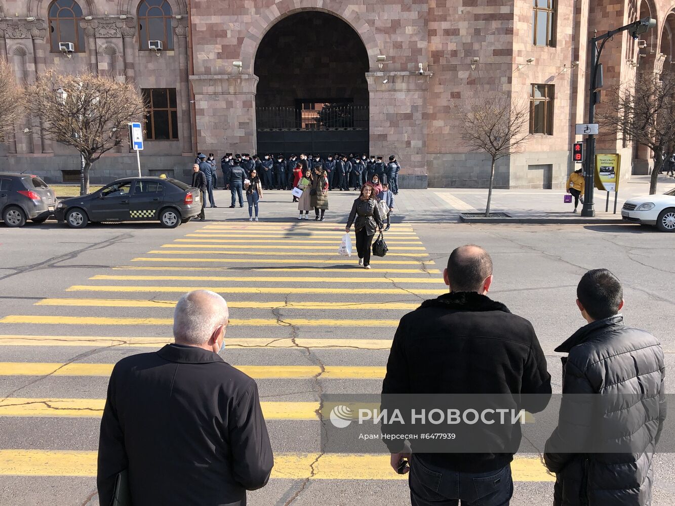 Акция протеста оппозиции в Ереване