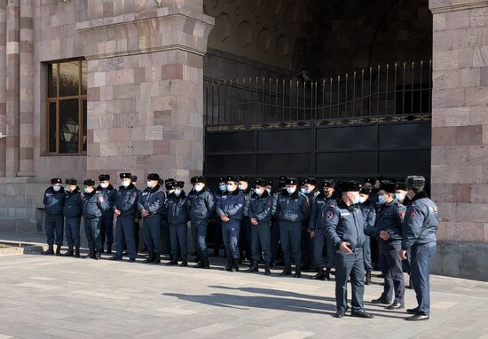 Акция протеста оппозиции в Ереване