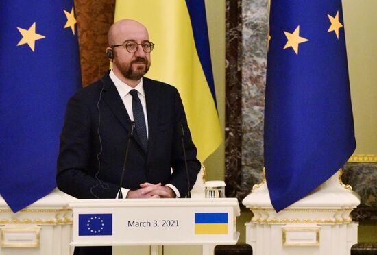 Визит президента Евросоюза Ш. Мишеля в Киев