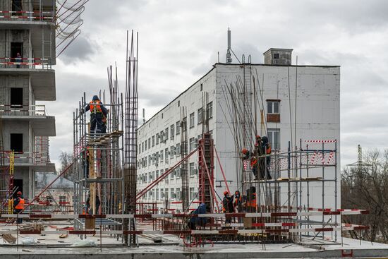 Строительство лечебно-диагностического комплекса инфекционной больницы №1