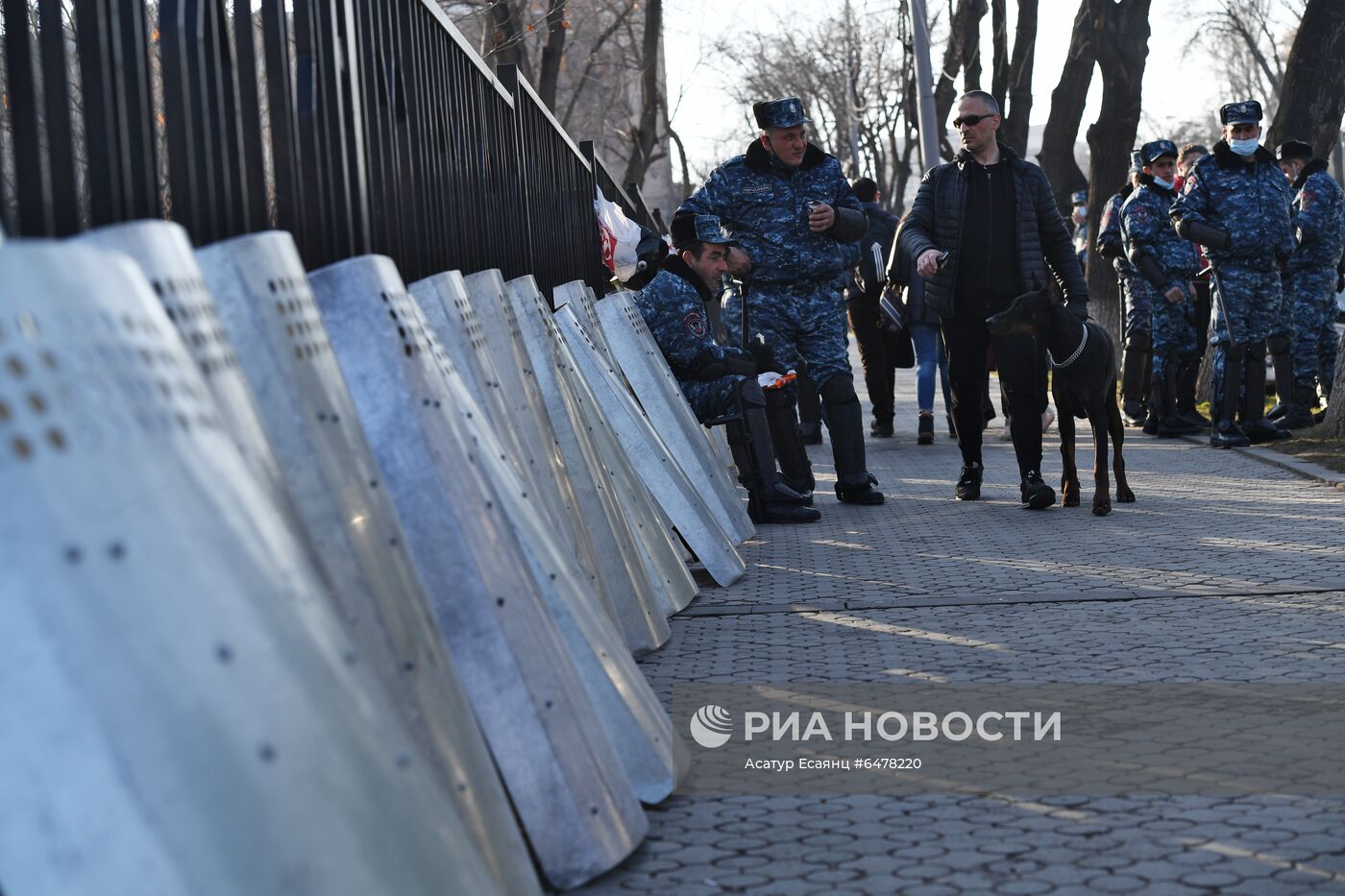 Акция протеста оппозиции в Ереване