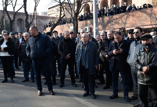 Акция протеста оппозиции в Ереване