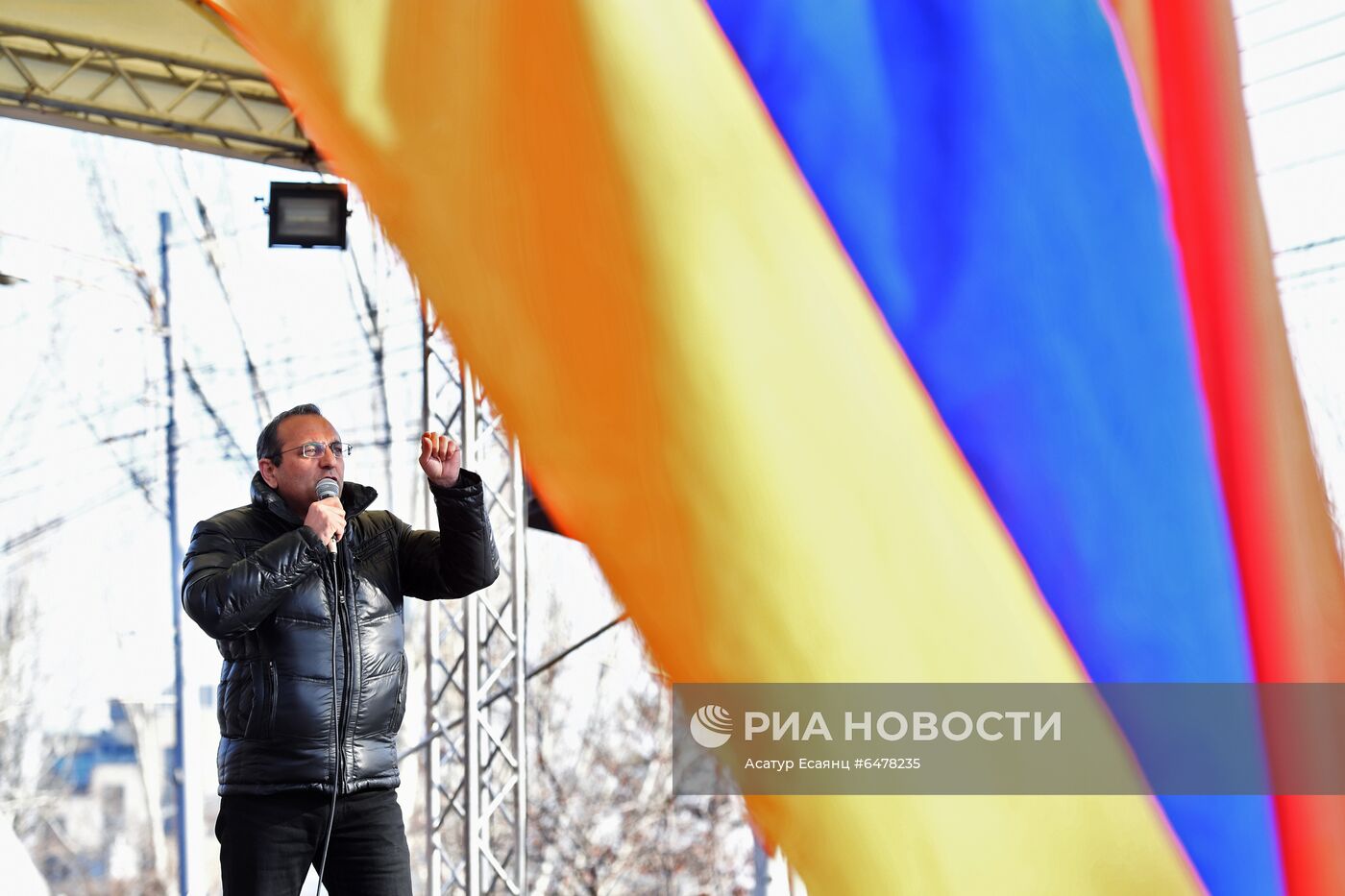 Акция протеста оппозиции в Ереване