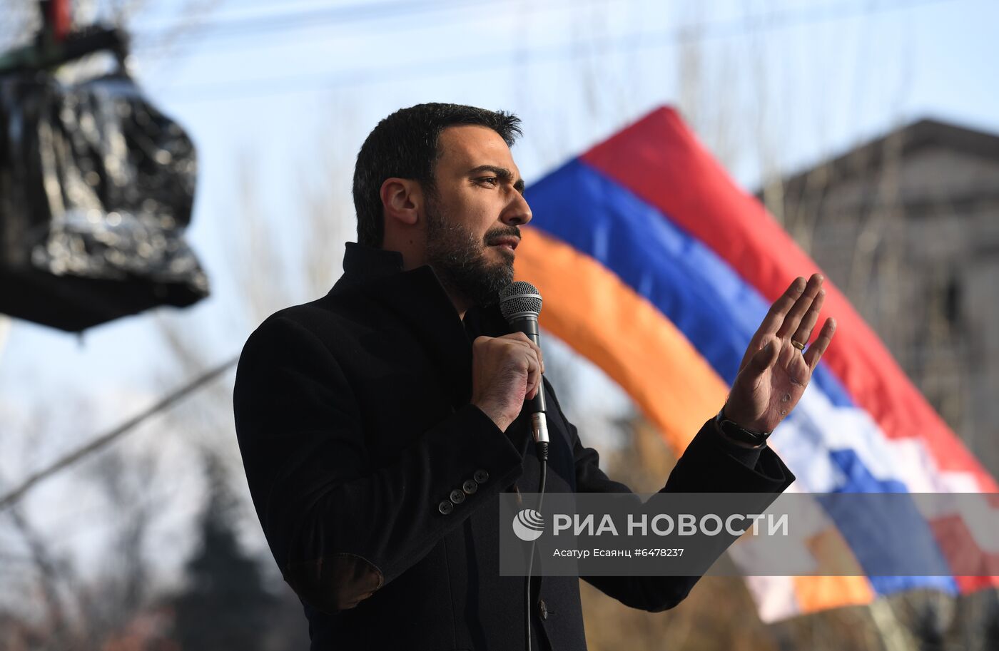 Акция протеста оппозиции в Ереване