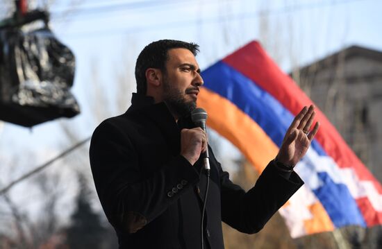 Акция протеста оппозиции в Ереване