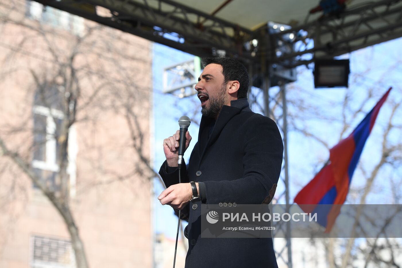 Акция протеста оппозиции в Ереване