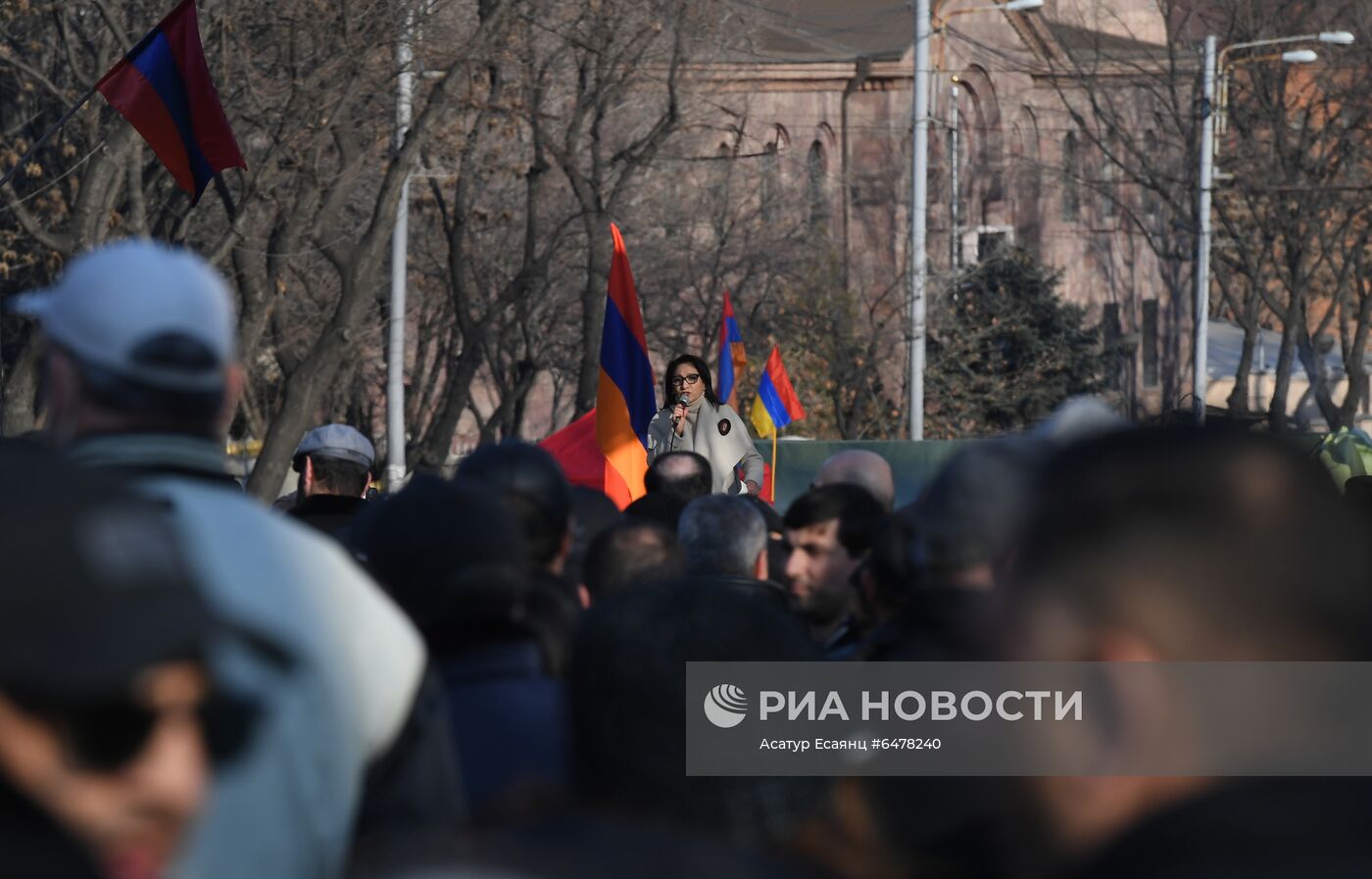 Акция протеста оппозиции в Ереване