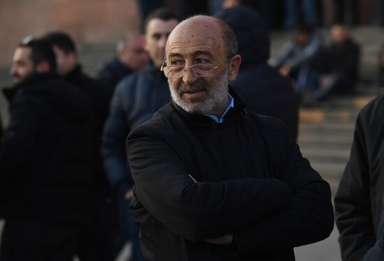 Акция протеста оппозиции в Ереване