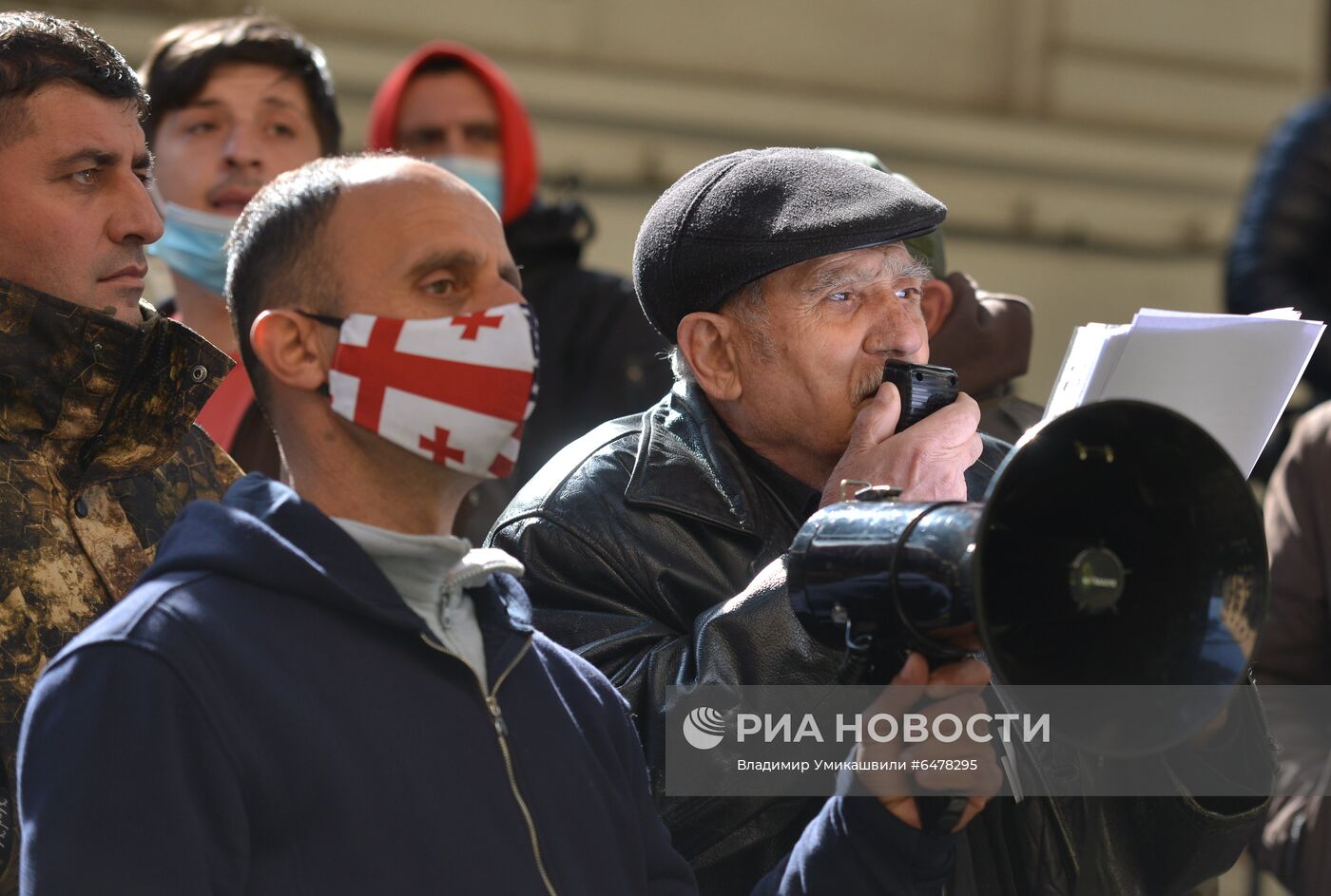 Акция протеста оппозиции в Грузии