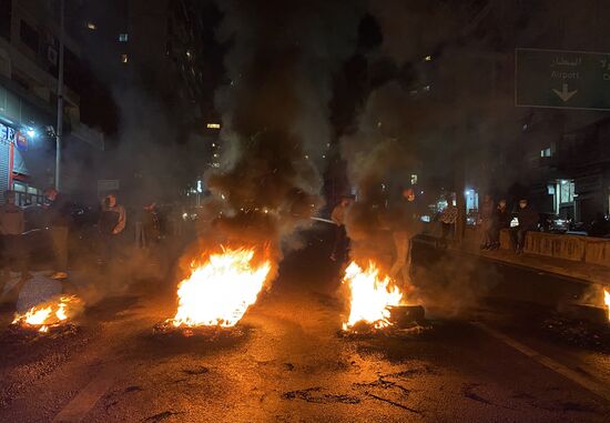 Протесты в Бейруте