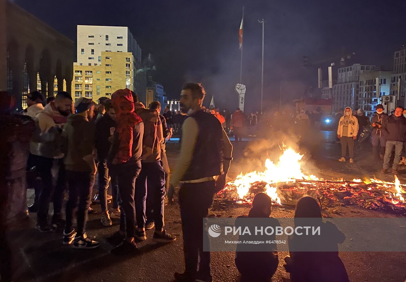 Протесты в Бейруте