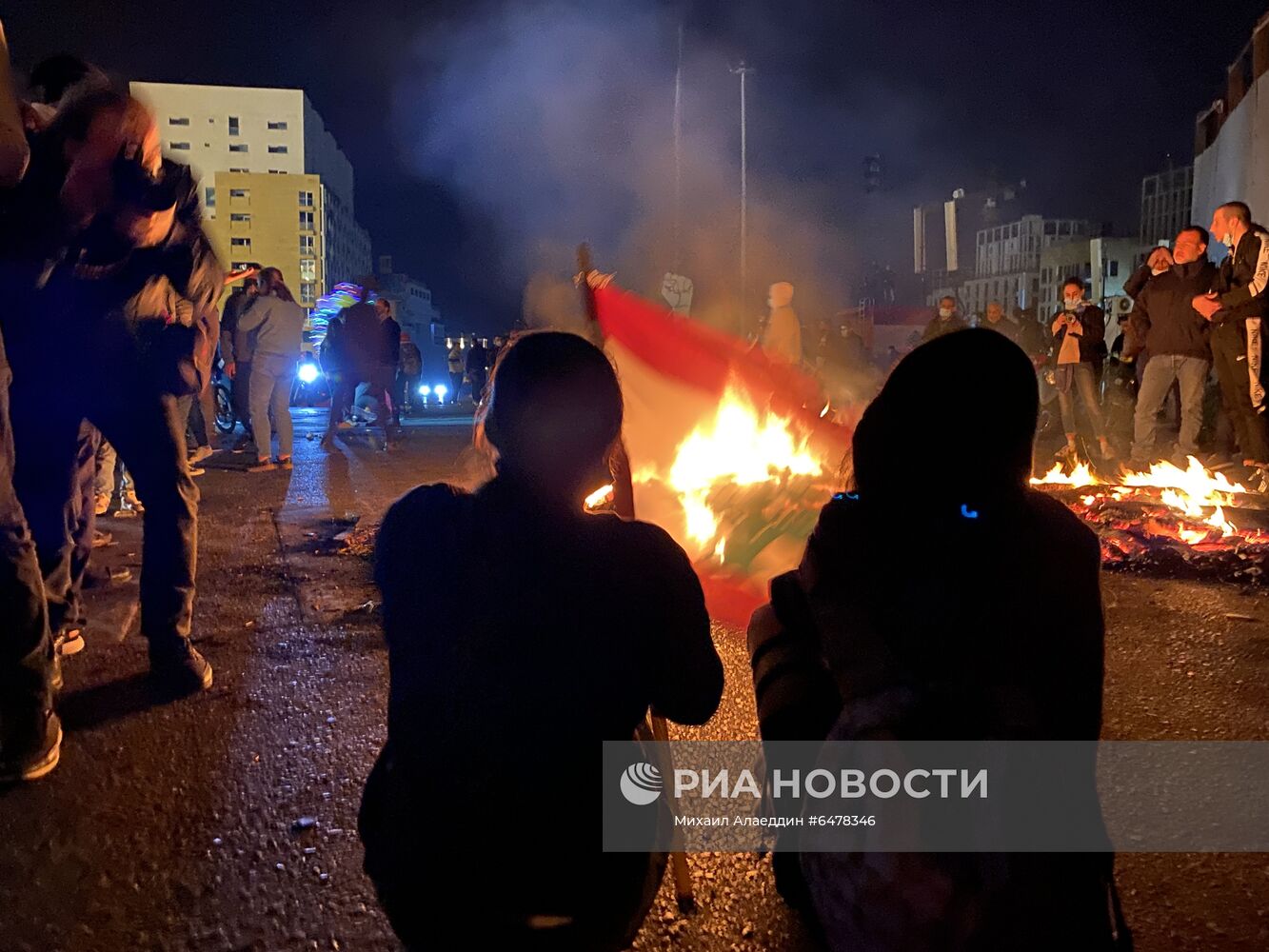 Протесты в Бейруте