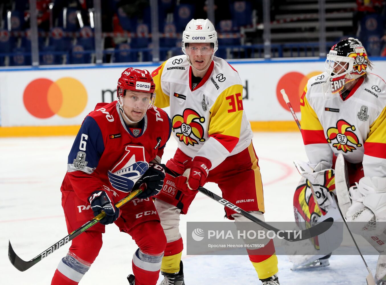 Хоккей. КХЛ. Матч "Локомотив" - "Йокерит"