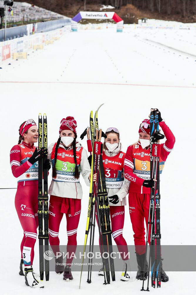 Лыжные гонки. Чемпионат мира. Женщины. Эстафета