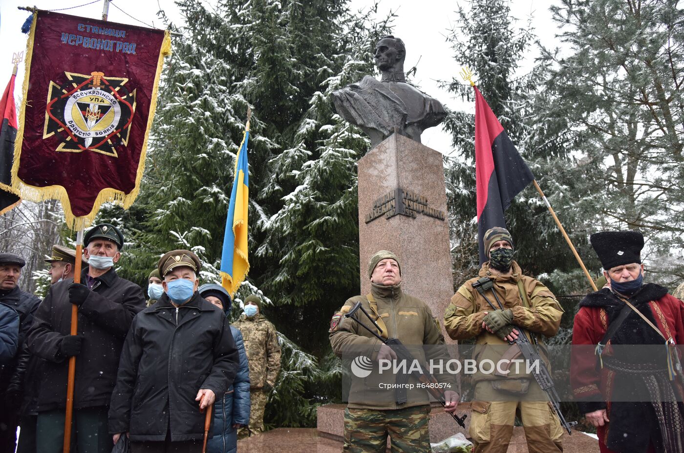 Акция националистов на Украине