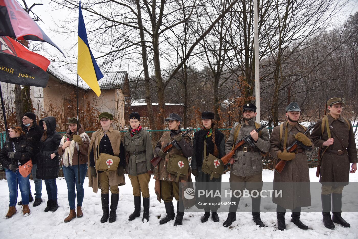 Акция националистов на Украине