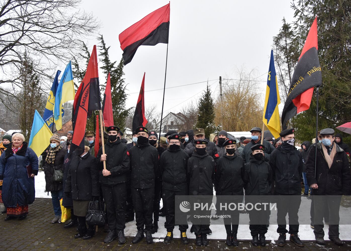 Акция националистов на Украине