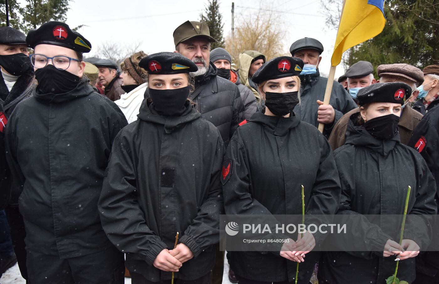 Акция националистов на Украине