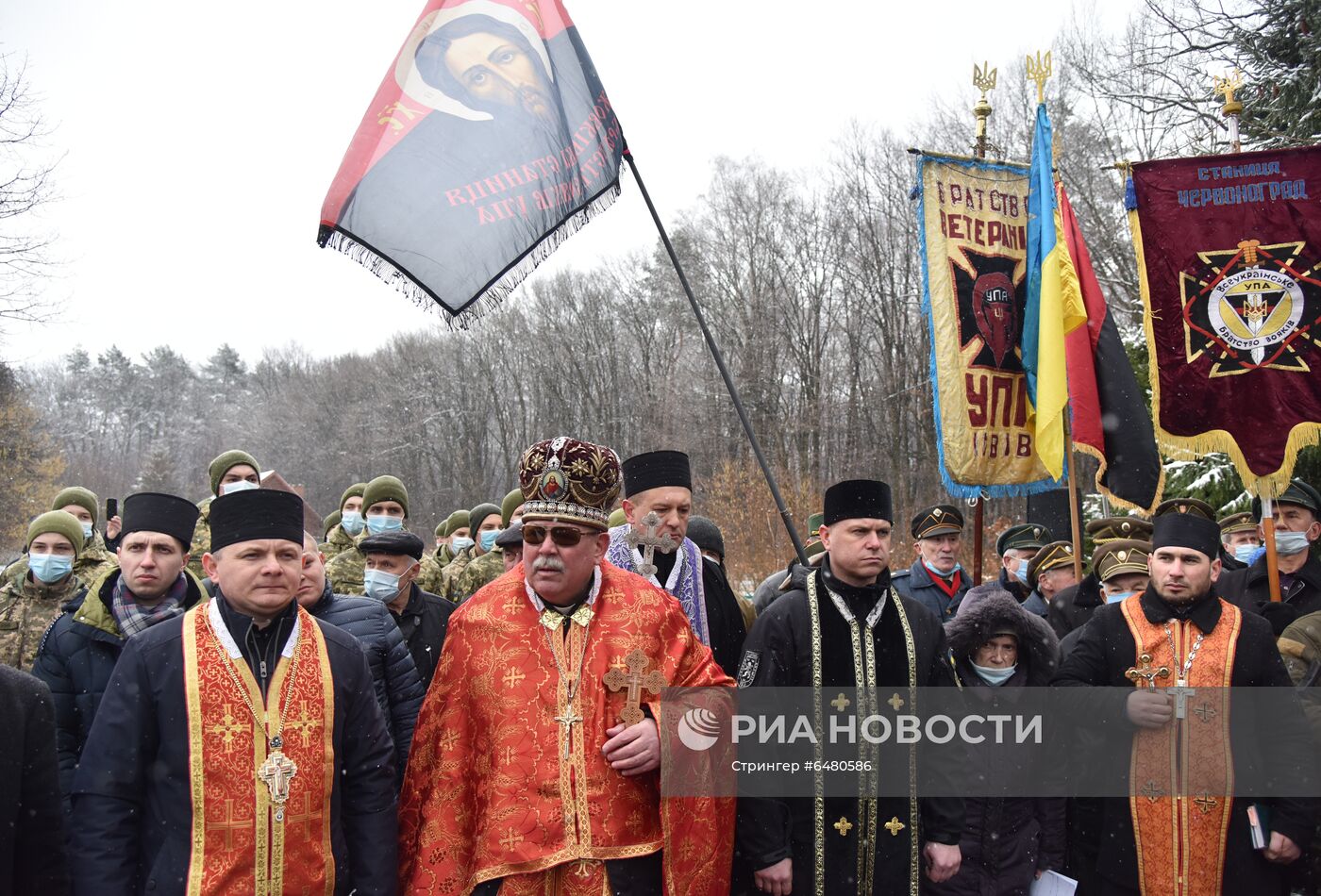 Акция националистов на Украине