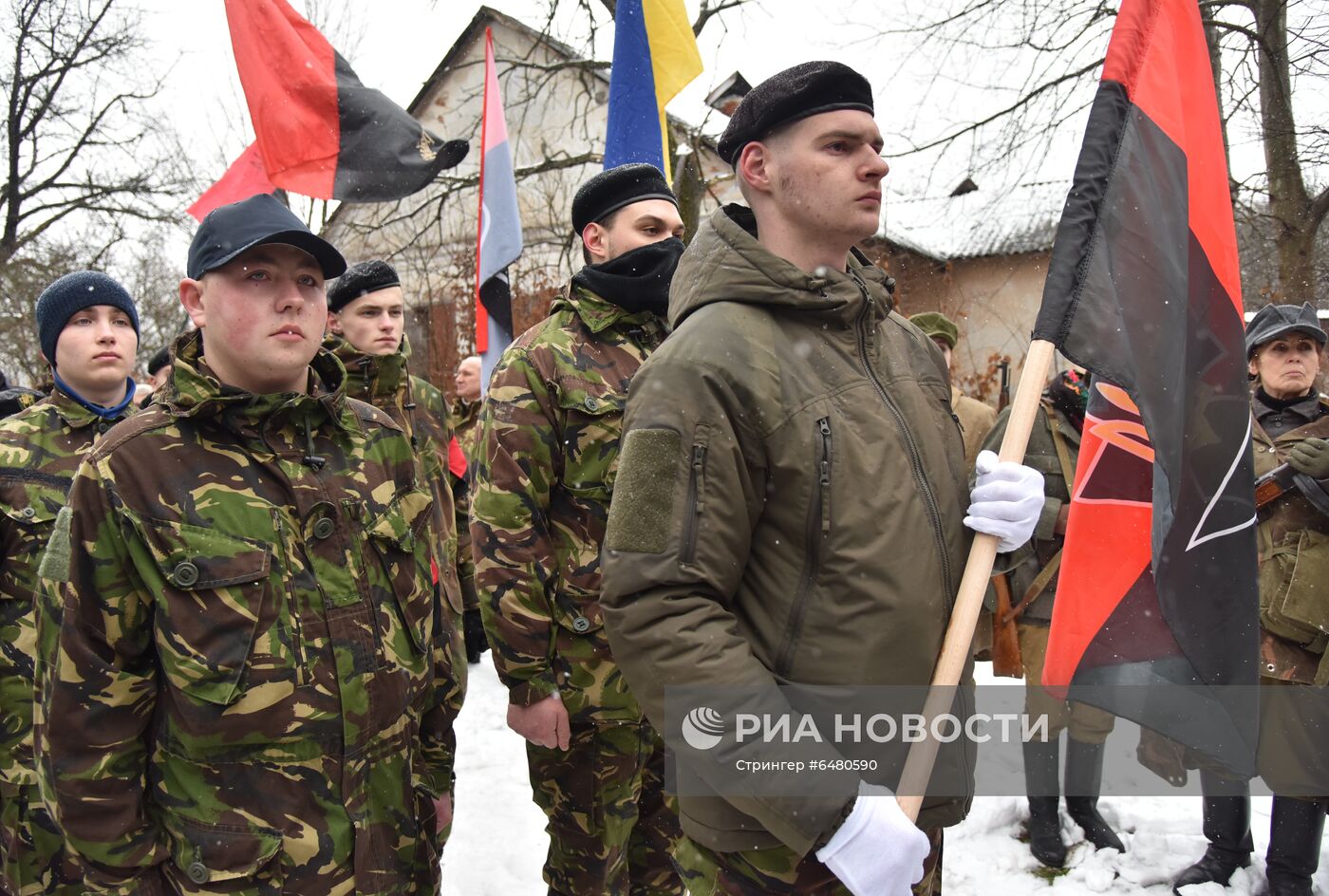 Акция националистов на Украине