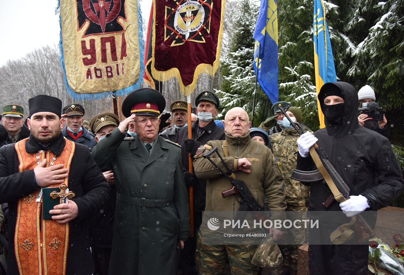 Акция националистов на Украине