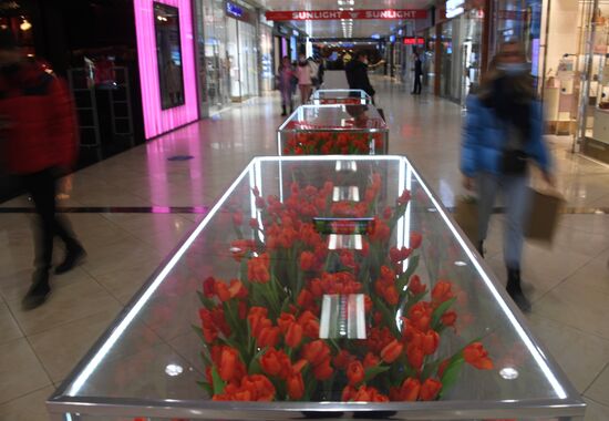 ТЦ "Европейский" в преддверии 8 марта 