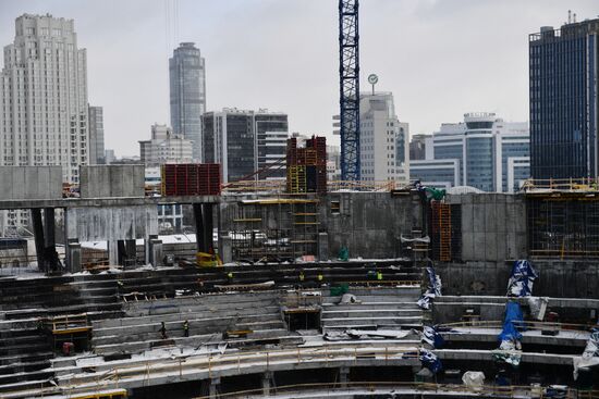 Строительство Ледовой арены в Екатеринбурге